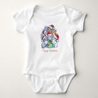 Body Para Bebê Vêtements Pour Bébé Merry Christmas Noël 