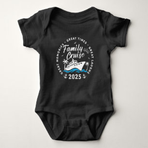 Body Para Bebê Viagem em Cruzeiro de Família Personalizada Corres