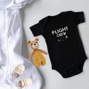 Body Para Bebê Viagem Equipe de Voo Avião Voando Férias Moderno