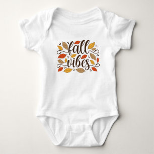 Body Para Bebê Vibes de queda