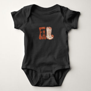 Body Para Bebê Vibes de queda ocidental