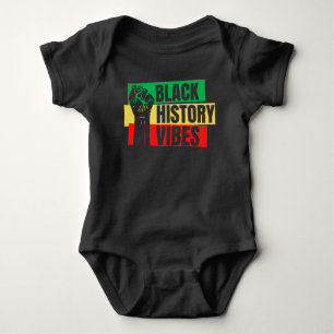 Body Para Bebê Vibrações da História Negra Melanina Bebês Meninos
