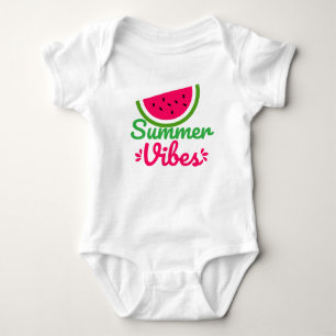 Body Para Bebê Vibrações de Verão