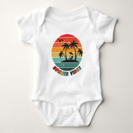 Body Para Bebê "vibrações de verão" na moda