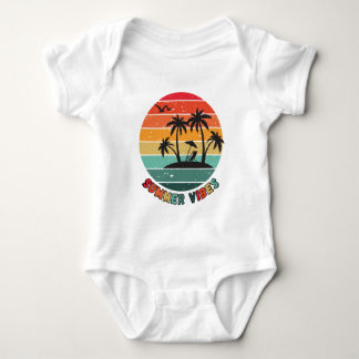 Body Para Bebê "vibrações de verão" na moda