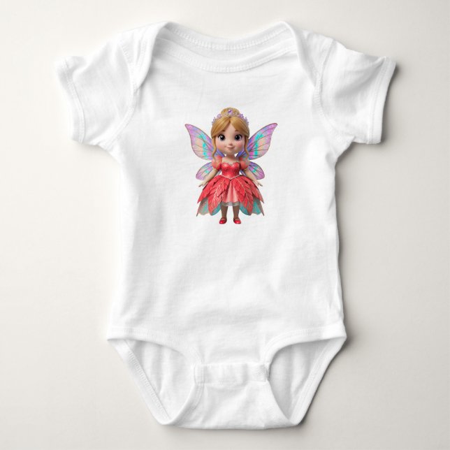 Body Para Bebê Vicky Twinkletoes: Eu Acredito em Fadas (Frente)