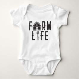 Body Para Bebê Vida fazenda