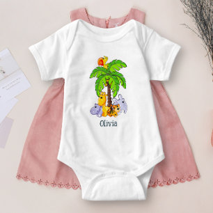 Body Para Bebê Vida Selvagem Whimsical: Amigos Adoráveis Dos Anim