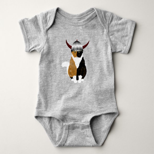 Body Para Bebê Viking Cat Baby Bodydress (Frente)