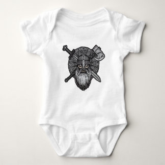 Body Para Bebê viking man germanic nordic nórdico runic