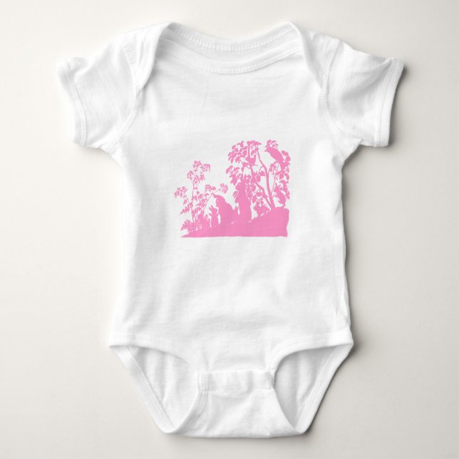 Body Para Bebê Vintage Animais Lindos Páscoa (Frente)