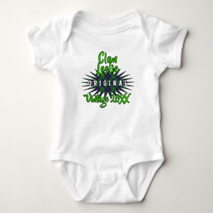 Body Para Bebê Vintage Birthyear da explosão do Tartan de Leslie