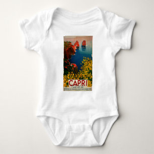Body Para Bebê Vintage Capri L'Isola del Sole Itália