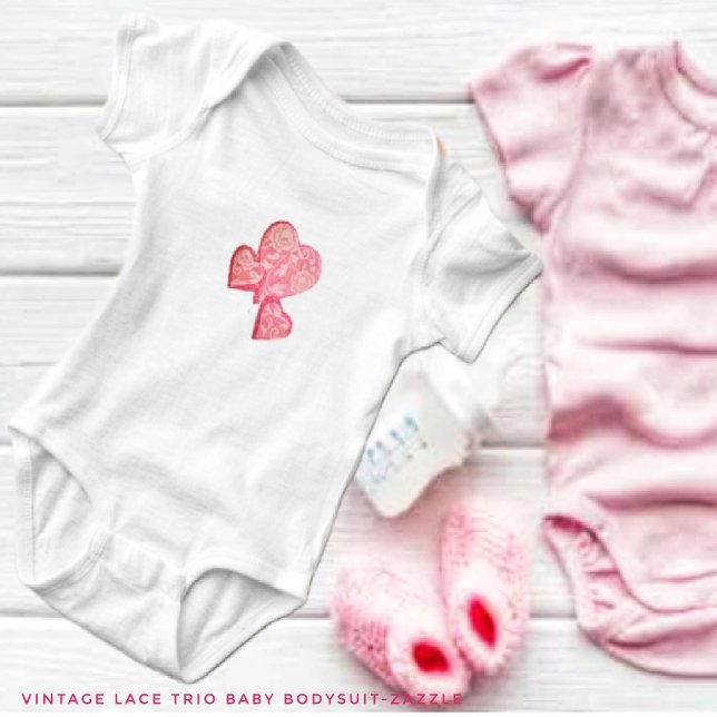 Body Para Bebê Vintage Lace Trio (Criador carregado)