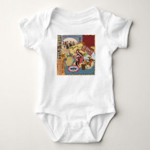 Body Para Bebê vintage ocidental moderna