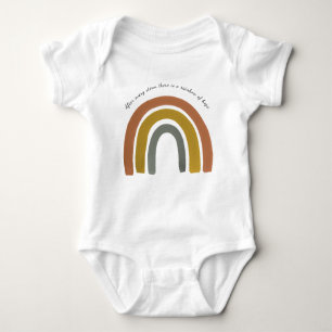 Body Para Bebê Vintage Rainbow