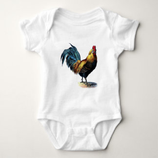 Body Para Bebê Vintage rooster