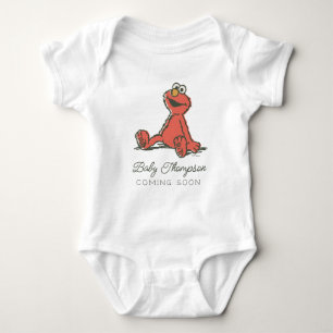 Body Para Bebê Vintage Sesame Street - Elmo Novo Bebê Chegando