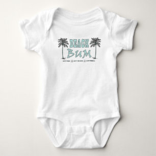 Body Para Bebê Vintage Style Beach Bum Baby Onsie