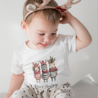 Vintage Watercolor Animais de Natal