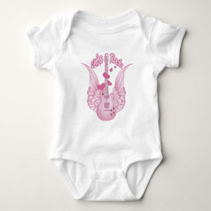 Body Para Bebê Violão de asa giro