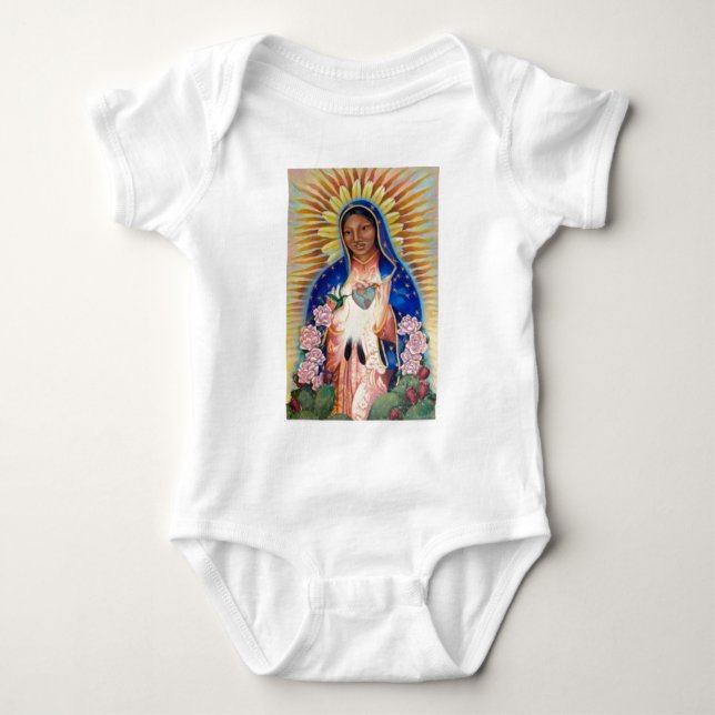 Body Para Bebê Virgem Maria - Nossa Senhora de Guadalupe (Frente)