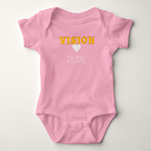 Body Para Bebê Visão de você design com amor puro