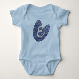 Body Para Bebê Visual Denim Legal