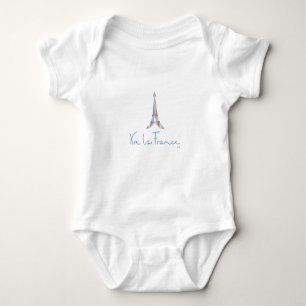 Body Para Bebê Viva La France - Francês