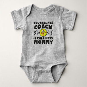 Body Para Bebê Você a Chama de Treinadora Eu a Chamo de Mamãe, So