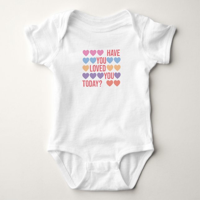Body Para Bebê Você Adorou Hoje? (Frente)