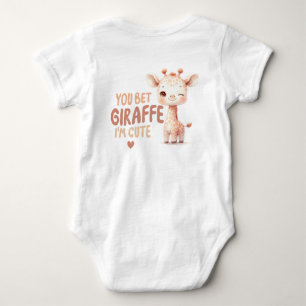 Body Para Bebê Você apostar que eu sou uma doce T-Shirt