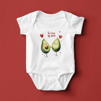 Body Para Bebê Você Avocada Meu Mundo Dia dos Namorados