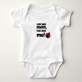 Body Para Bebê Você Cutuca a Mamãe, Você Me Cutuca – Design de Be