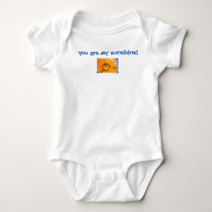 Body Para Bebê Você é meu Bodysuit do bebê da luz do sol