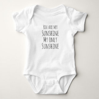 Body Para Bebê Você É Meu Sol