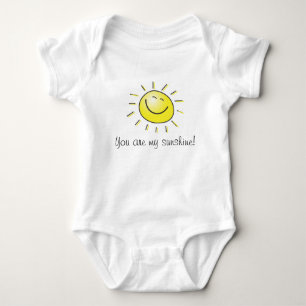 Body Para Bebê Você é minha luz do sol