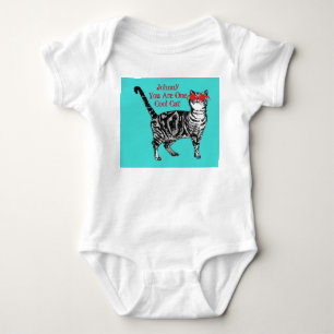 Body Para Bebê Você É Um Legal Gato Bebês De Um Pedaço