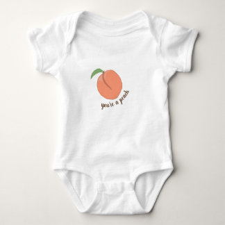 Body Para Bebê Você é um Pêssego
