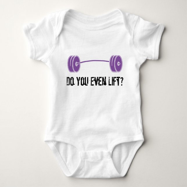 Body Para Bebê Você levanta mesmo? (Frente)