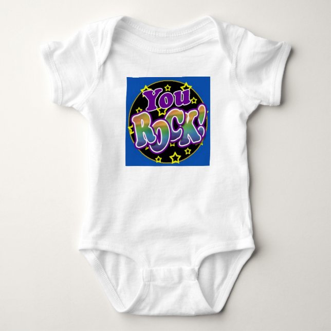 Body Para Bebê Você Rock! (Frente)