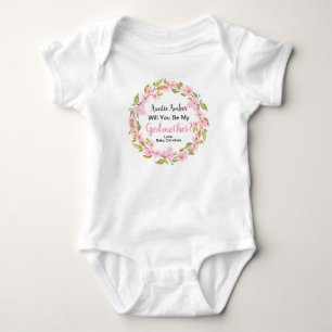 Body Para Bebê Você será minha proposta da madrinha no Bodysuit