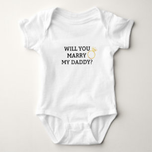 Body Para Bebê Você Vai Casado Do Meu Pai? Bebê Body