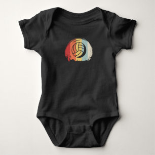 Body Para Bebê Volei Retro