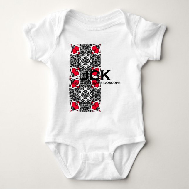 Body Para Bebê Volume 8 da arte caleidoscópica de 16 (Frente)