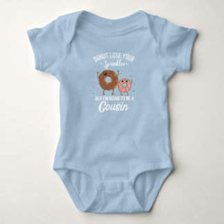 Body Para Bebê Vou Ser Primo Memorando de Donut de Gravidez