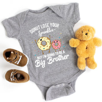 Body Para Bebê Vou Ser Um Irmão Mais Velho Anúncio de Bebê