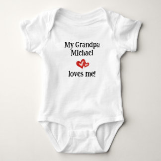 Body Para Bebê Vovô Me Ama, Presente Personalizado do Vovô,