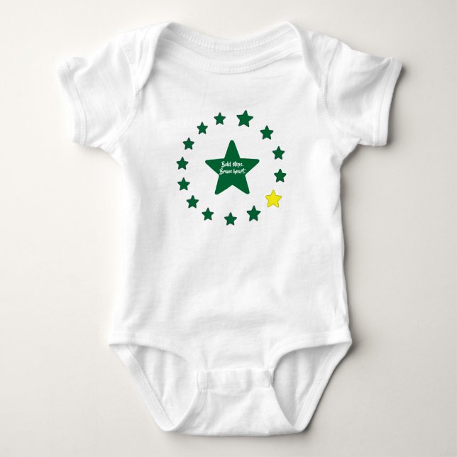 Body Para Bebê VTVB-BOLDSTEPS-BB - Bodysuit para Bebê (Frente)
