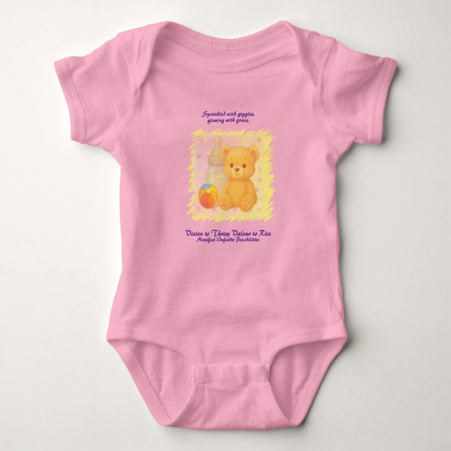 Body Para Bebê VTVR-SPRINKLEDGIGGLES2-BB - Baby Bodysuit (Frente)